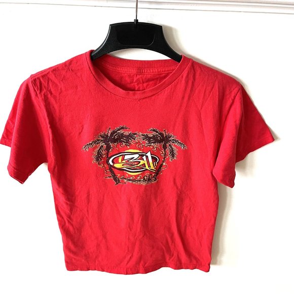 Silver Tops - Silver Red 311 Summer Tour 2006 Band Tee Shirt Size Small